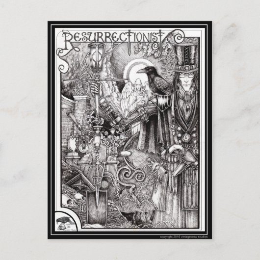 復活主義者 ポストカード (正面)