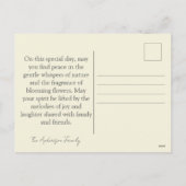 復活動物虹バニーファミリーネームラム シーズンポストカード (裏面)