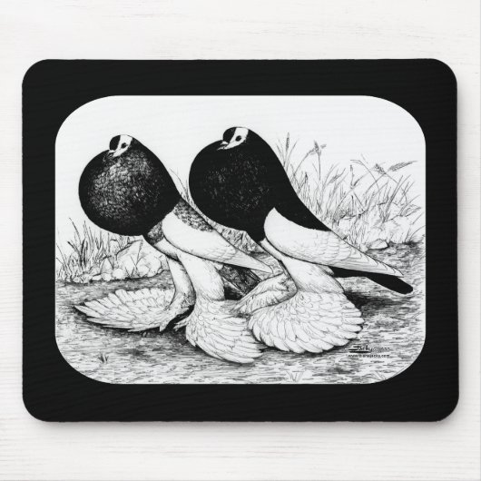 復活外鳩 マウスパッド (正面)