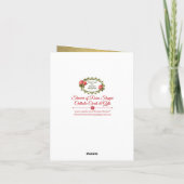 復活復活祭イエズス宗教ヴィンテージ シーズンカード (裏面)