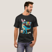 復活恐竜バニーレックスイースターエッグセレンツボーイズ Tシャツ (正面フル)