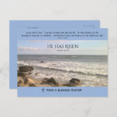 復活海の写真聖なる書物、 経典復活祭 シーズンポストカード (正面/裏面)