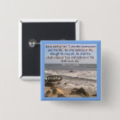 復活海の写真聖なる書物、 経典復活祭 缶バッジ (正面&裏面)