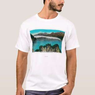復活湾のハーディングの氷河の眺め Tシャツ