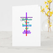 復活祝復活祭カード カード (黄色い花)