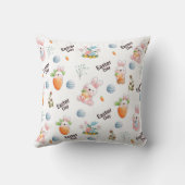 復活祭うさぎパターン クッション (裏面)