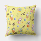 復活祭うさぎパターン クッション (裏面)