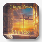 復活祭お祝い紙プレート ペーパープレート (正面)