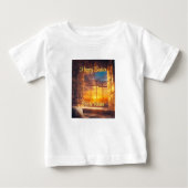 復活祭お祝いTシャツ ベビーTシャツ (正面)