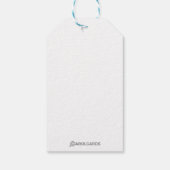 復活祭かわいいエレガントトリッキーカラフルCC0944 ギフトタグ (裏面)