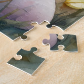 復活祭とブルテリアドッグ ジグソーパズル (側面)