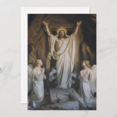 復活祭におけるキリストの天使たちの復活 シーズンカード (正面/裏面)