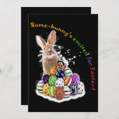 復活祭に興奮してる！ サンキューカード (正面/裏面)