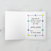 復活祭のアアルダーク復活祭のカード シーズンカード (内部)