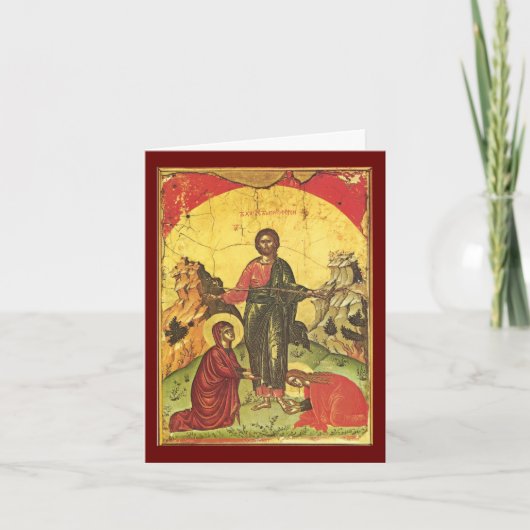 復活祭のイースターカード サンキューカード (正面)