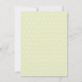 復活祭のイースター・スプリング・パスカ・ランチ・ディナー 招待状 (裏面)