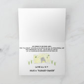 復活祭のカード「はりつけ」 シーズンカード (内部)