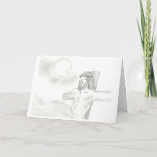 復活祭のカード「はりつけ」 シーズンカード