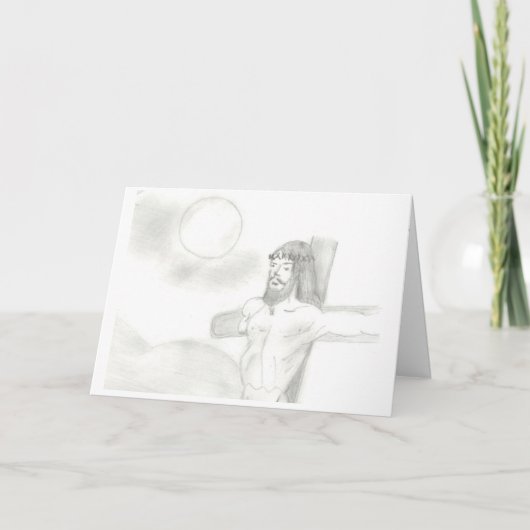 復活祭のカード「はりつけ」 シーズンカード (正面)