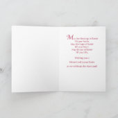 復活祭のキリスト教徒のマゼンダによる喜び カード (内部)