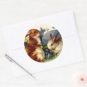 復活祭のシール ラウンドシール (封筒)