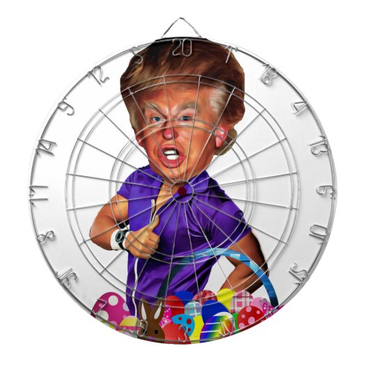 復活祭のトランプ ダーツボード (正面)