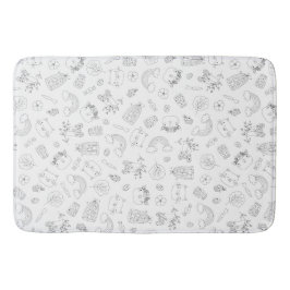 復活祭のドードルキディパターン バスマット