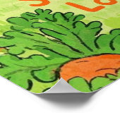 復活祭のバニーが大好き ポスター (角)