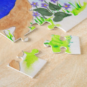 復活祭のバニーとヘディのハリネズミ ジグソーパズル (側面)