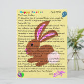 復活祭のバニーパーソナライゼーションからの手紙 シーズンカード (スタンド正面)