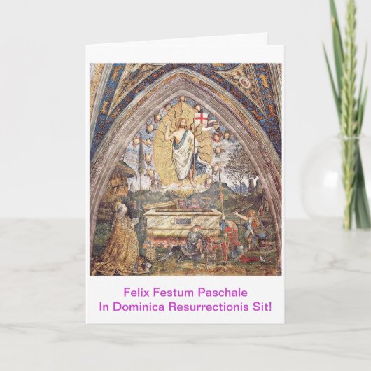 復活祭のパスカリス・スキダ カード (正面)