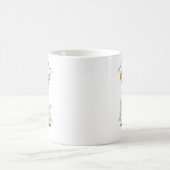 復活祭のプレゼント 十字架とウサギ コーヒーマグカップ (中央)