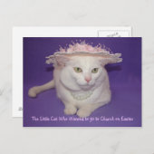 復活祭のボンネットで シーズンポストカード (正面/裏面)