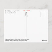 復活祭の午前中に搭乗者の散歩 ポストカード (裏面)