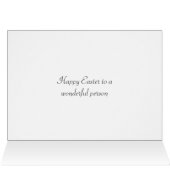 復活祭の卵と花の付いた雛 (内部横(上))