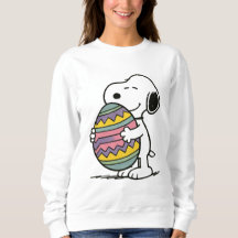 復活祭の卵をスヌーピーで産む