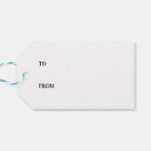 復活祭の卵を持つ復活祭のバニーのジャグル ギフトタグ (裏面横)