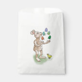 復活祭の卵を持つ復活祭のバニーのジャグル フェイバーバッグ (正面)