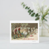 復活祭の卵を指摘する巡礼者 シーズンポストカード (スタンド正面)