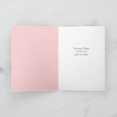 復活祭の卵バスケットにダッフォディルバニー シーズンカード (内部)