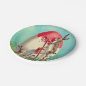 復活祭の古い美しい写真 ペーパープレート (アングル)