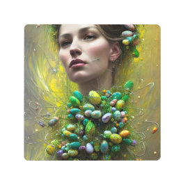 復活祭の女神 メタルプリント