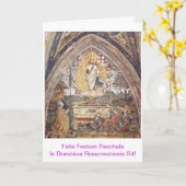 復活祭の序文 カード (黄色い花)