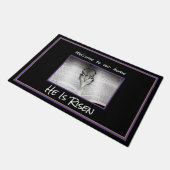 復活祭の彼は浮き上がった ドアマット (アングル)