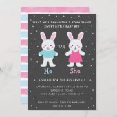 復活祭の性別が明らかになる 招待状 (正面/裏面)