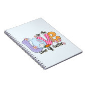 復活祭の愛のために – かわいいバニー&エッグ ノートブック (右側)