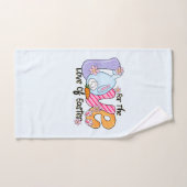 復活祭の愛のために – かわいいバニー&エッグ バスタオルセット (ハンドタオル)