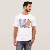 復活祭の愛のために – かわいいバニー&エッグ Tシャツ (正面フル)