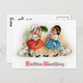 復活祭の挨拶 シーズンポストカード (正面/裏面)