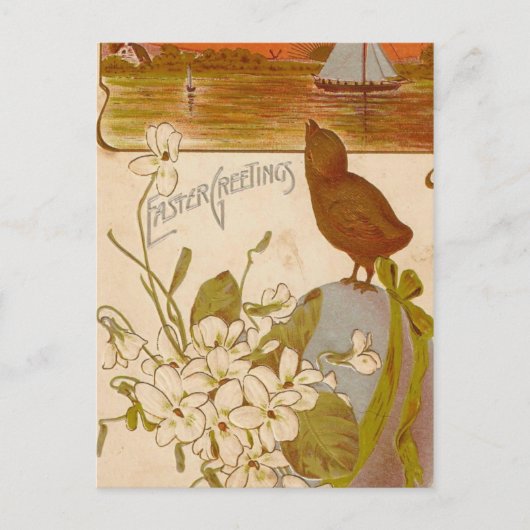 復活祭の挨拶 シーズンポストカード (正面)